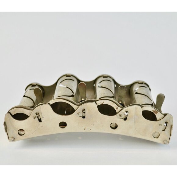 B & R Rapid Coin Changer Silver Metal Used 1c 5c 10c 25c w/ Belt Hooks - Picture 7 of 7